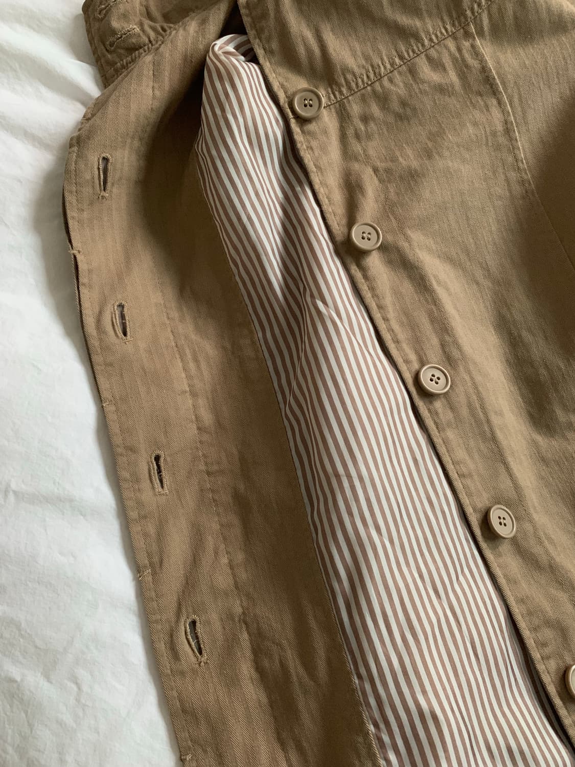 스트라이프 샌드 코튼 점퍼 상품이미지6