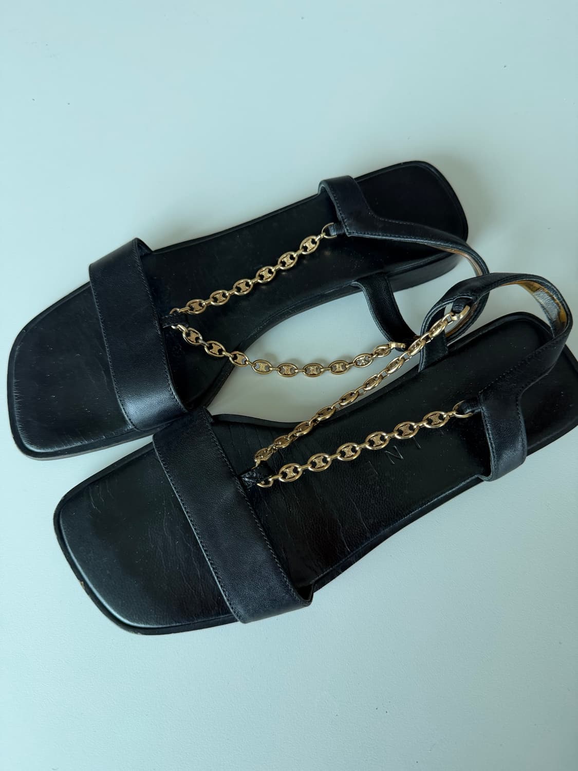빈티지 셀린느 체인 샌들 상품이미지1
