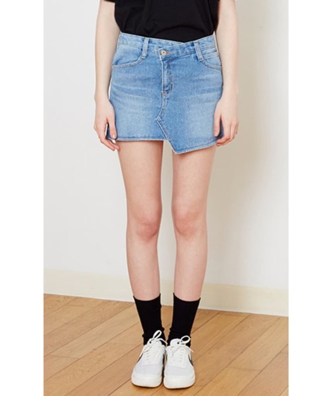 LOCLE 로클 데님 미니 스커트 상품이미지2