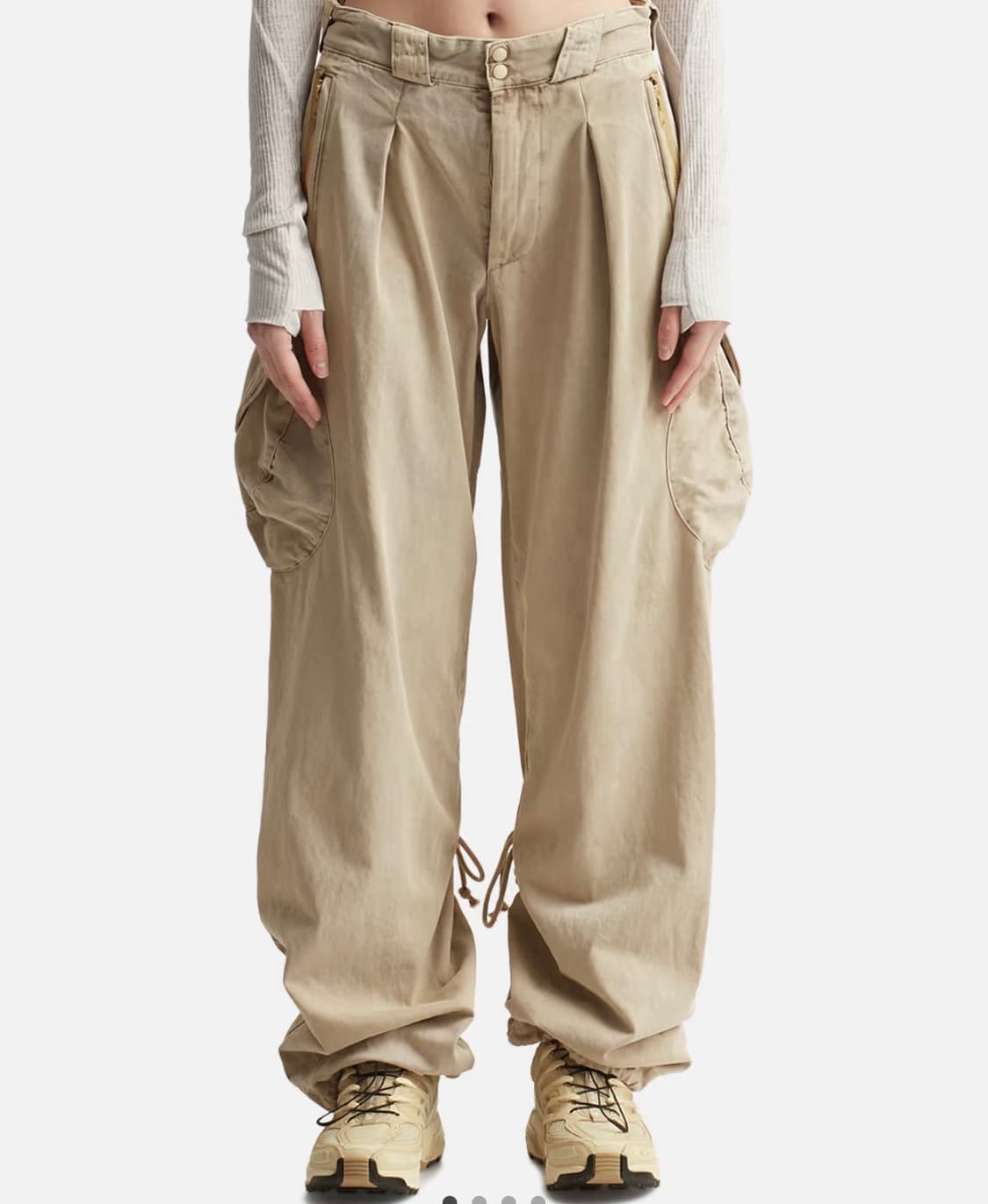 [구해요/4사이즈] 혜인서 워시드 카고 팬츠 베이지  상품이미지1