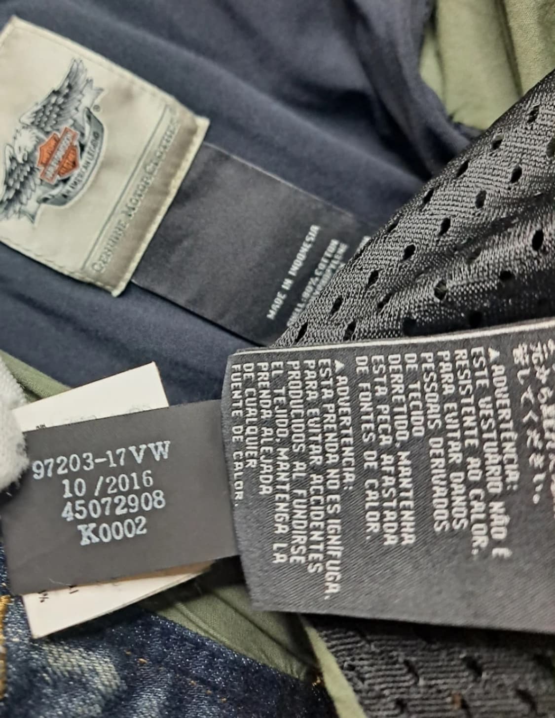 할리 데이비슨 HARLEY DAVIDSON 데님 레더자켓 상품이미지9