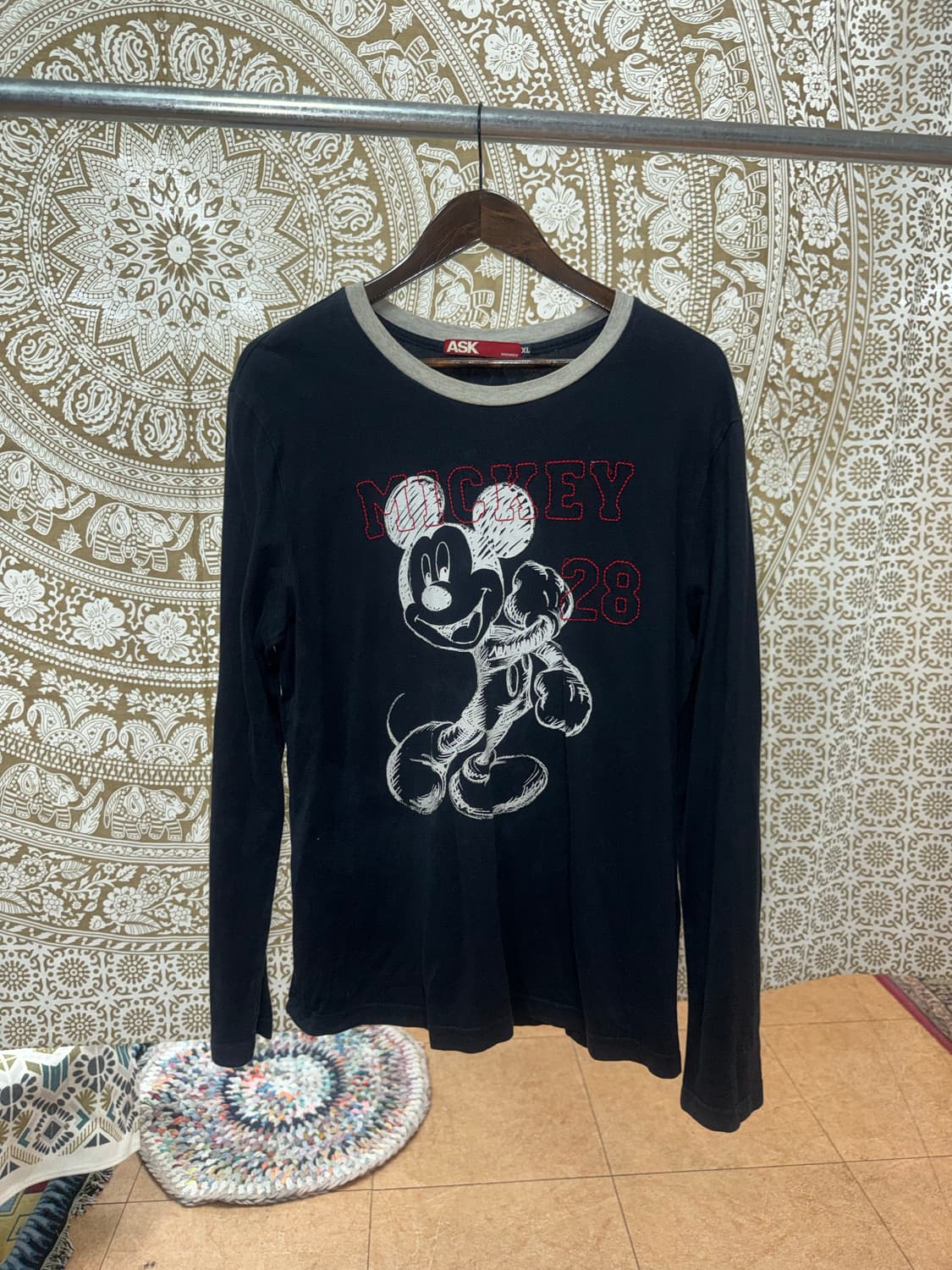 ASK 에스크 미키마우스 프린팅 롱슬리브  상품이미지2