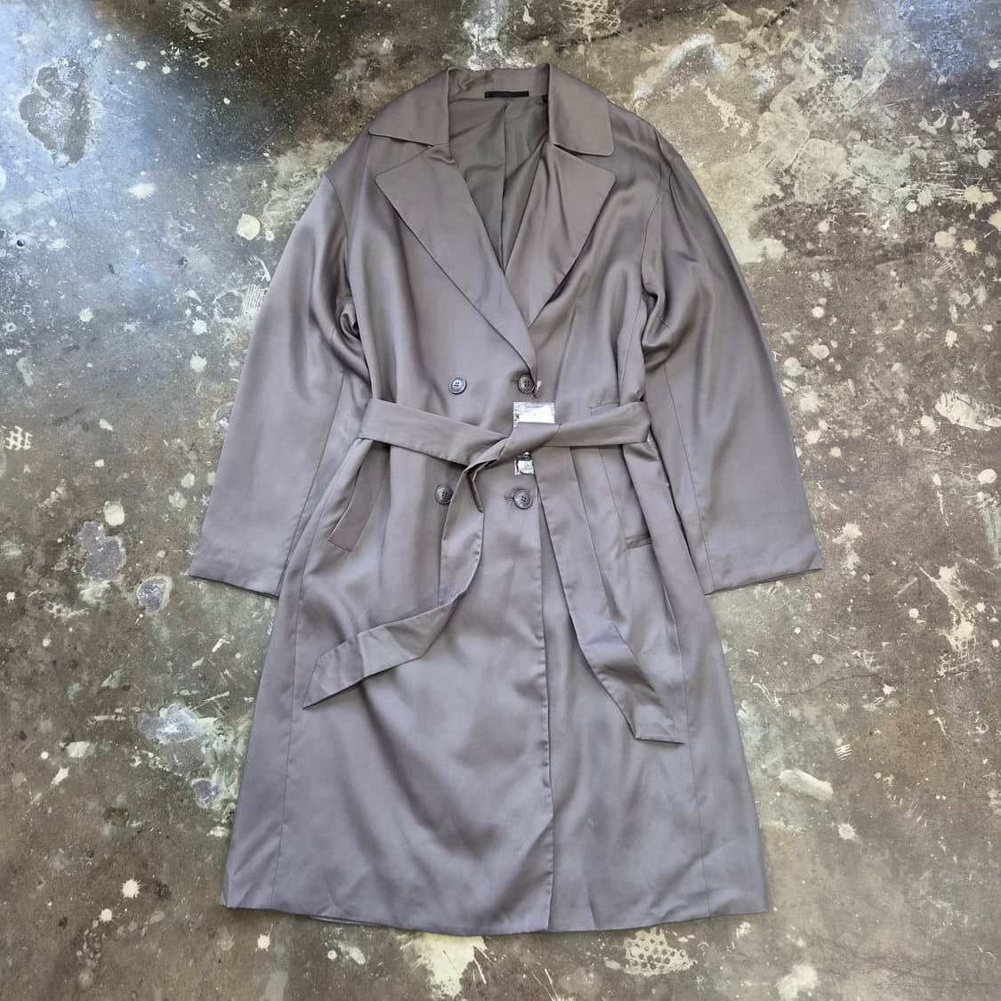 L) 새제품 유니클로 트렌치코트 코트 상품이미지1
