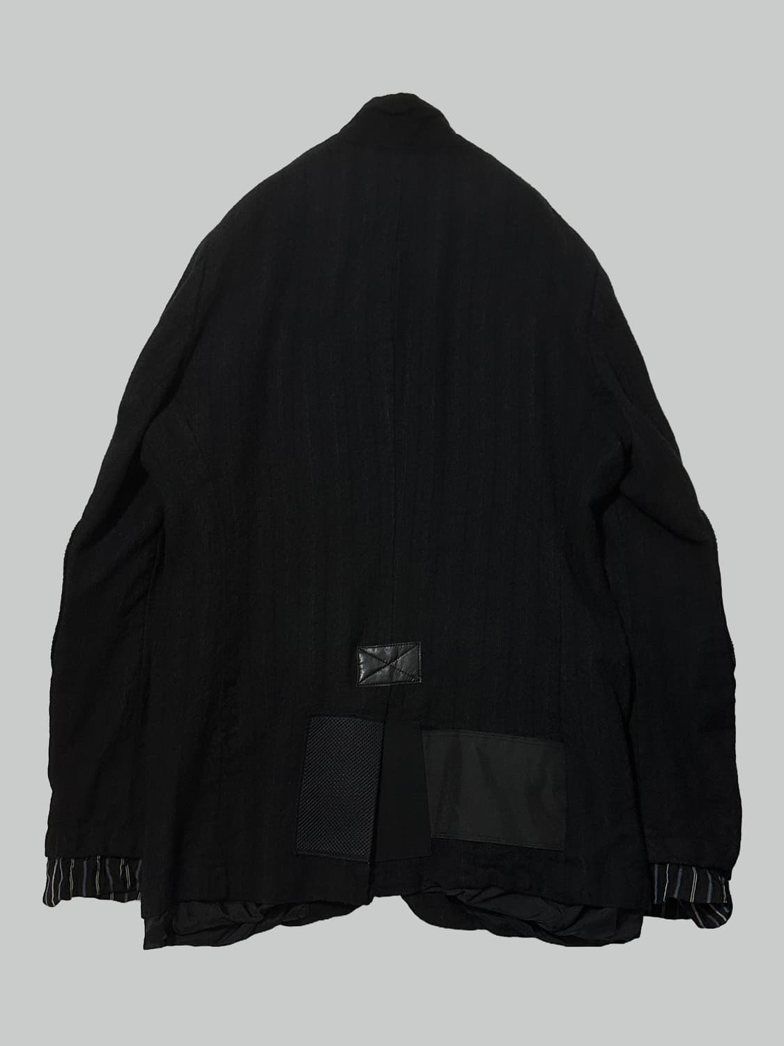 준야 와타나베 23aw 축융 울 패치워크 블레이저 상품이미지5