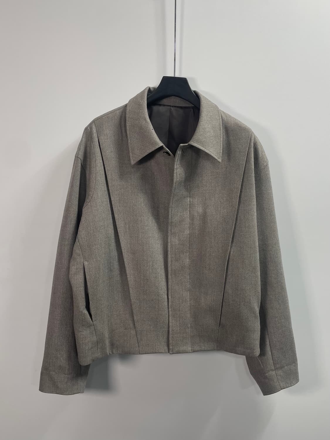 쿠어 플리츠드 울 자켓 (on.290)   상품이미지1