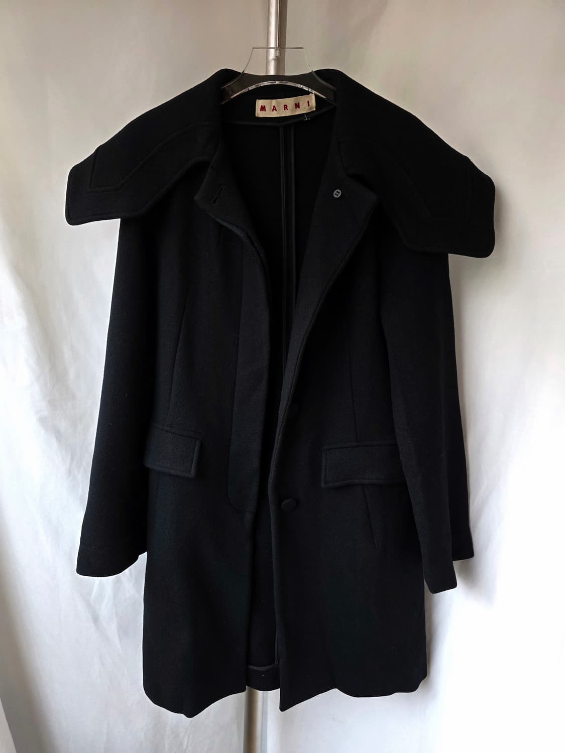 정품) 마르니 여성 울코트 블랙 상품이미지10