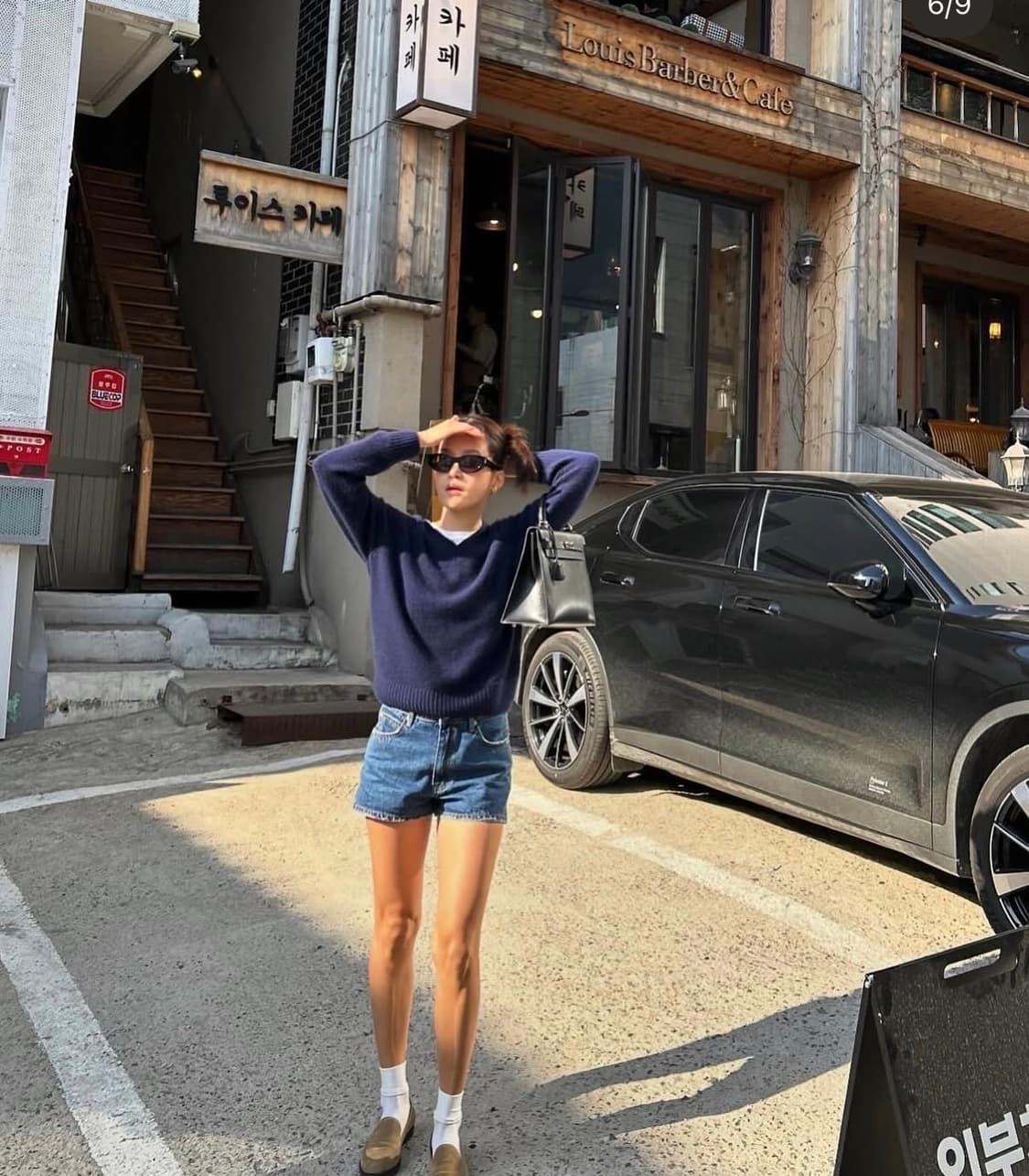 새상품 )식스앤어하프 진청데님 상품이미지8