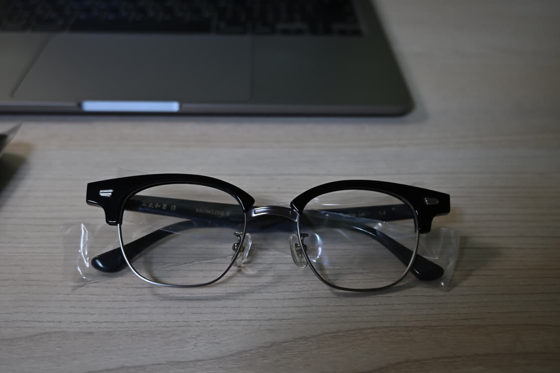 니시데카즈오 브로우라인2 BROWLINE2 c4 안경 상품이미지1