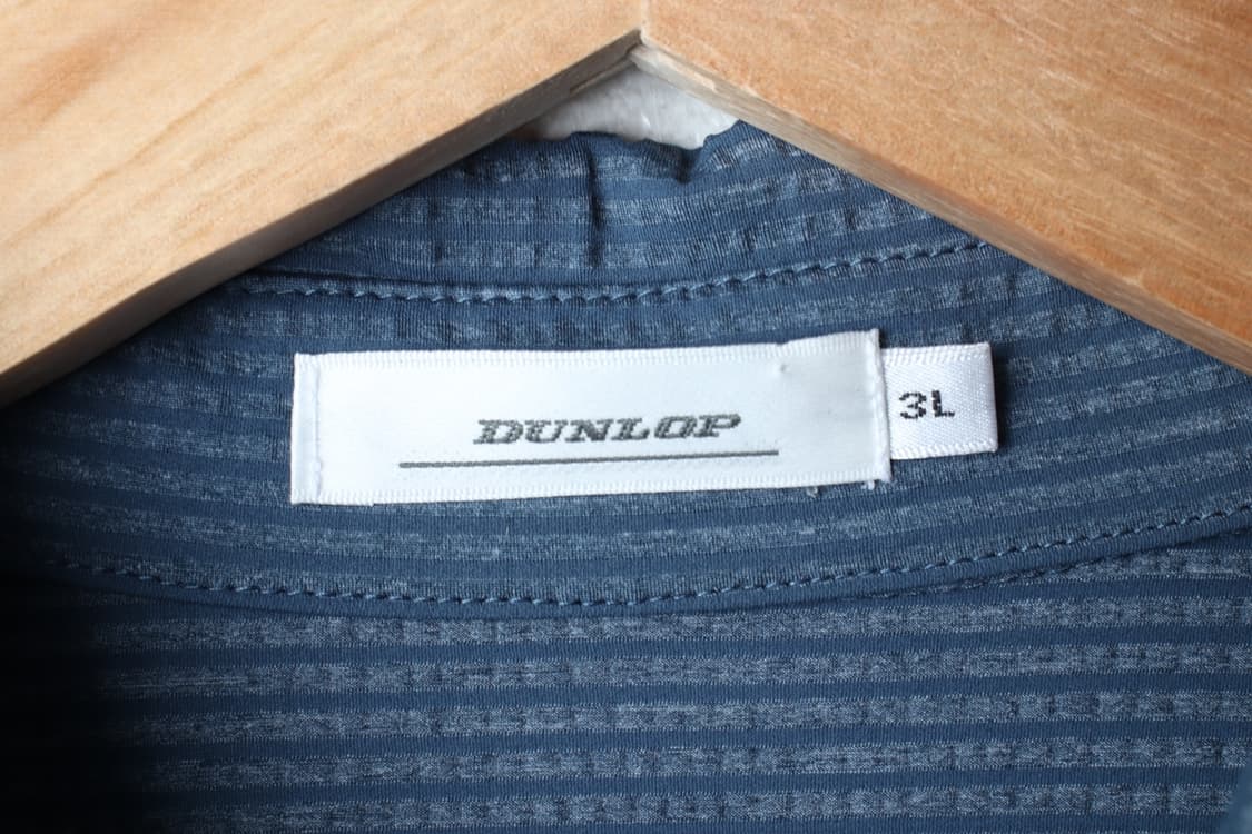 (3XL) 던롭 반팔 카라 티셔츠 빅사이즈 골프 기능성 블루-199991 상품이미지6