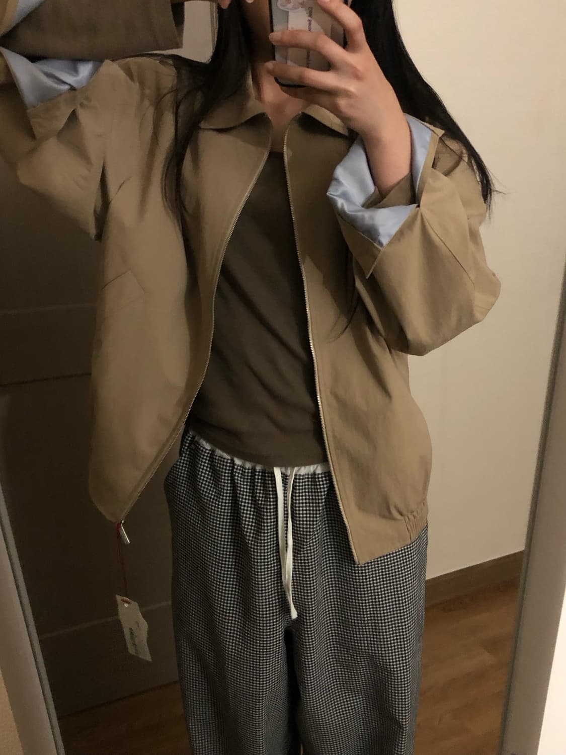 Lotsyou Camille Blouson Jacket Beige 상품이미지2