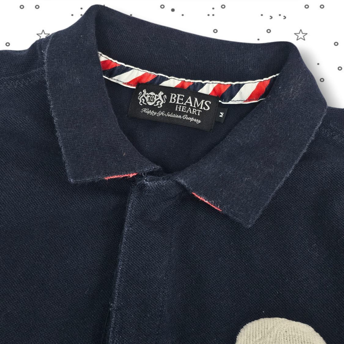 M Beams 빔즈 스컬 카라 반팔 티셔츠 상품이미지3