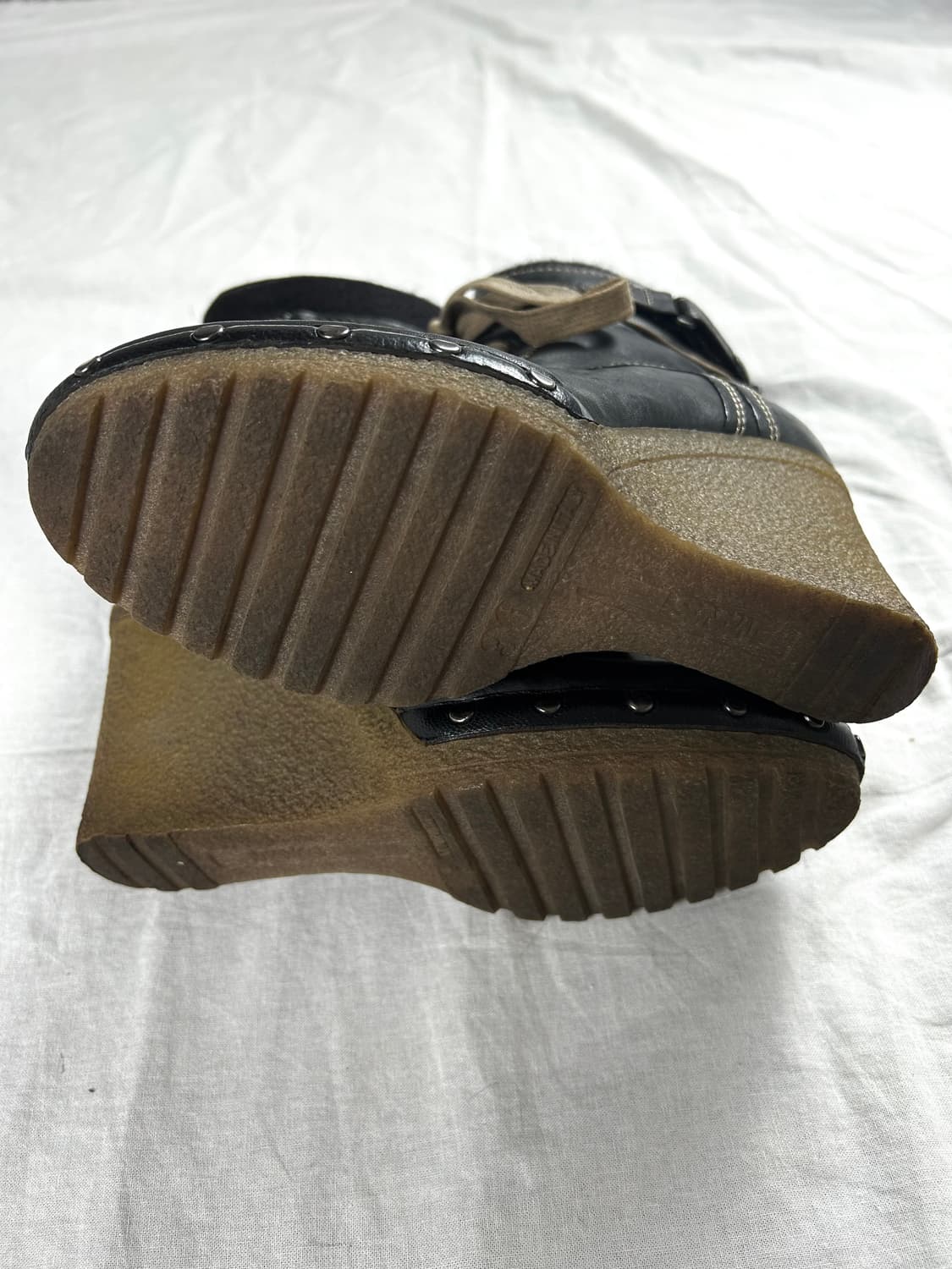 Manas 웨지 힐 앵클 부츠 상품이미지7