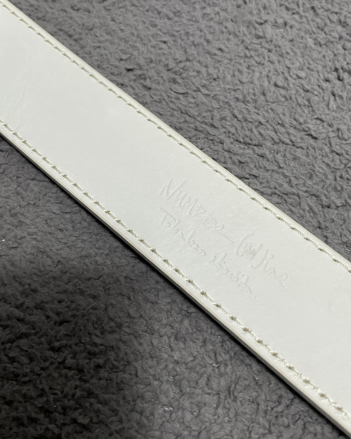 Number (N)ine White Leather Belt 상품이미지3
