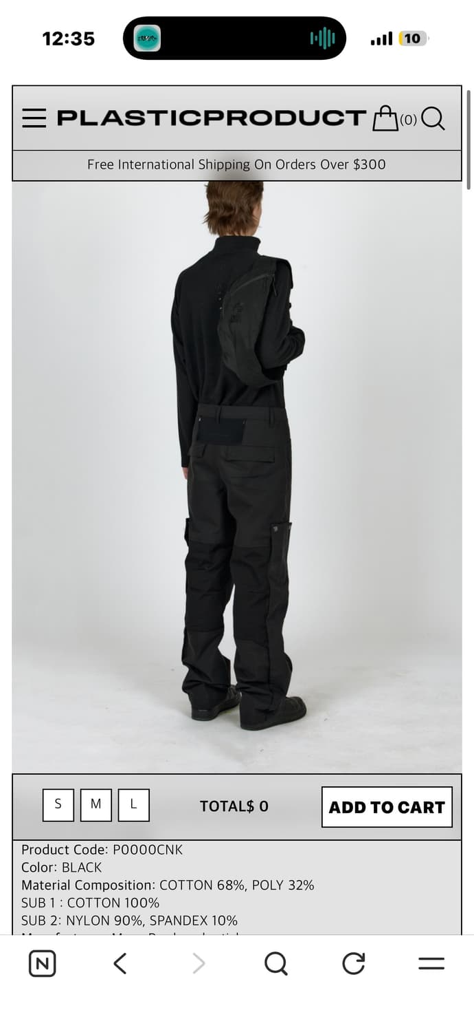 MPa MULTI PANEL CARGO PANTS (BLACK) 상품이미지1