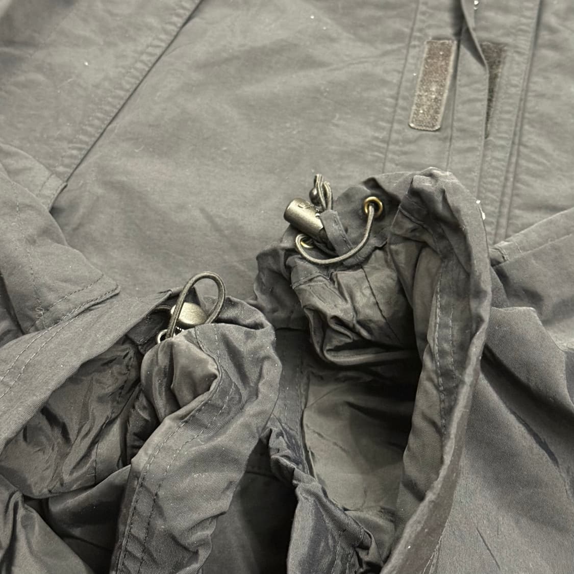 [정품/90,S] 노스페이스 블랙 후드 바람막이 자켓 b17 상품이미지7