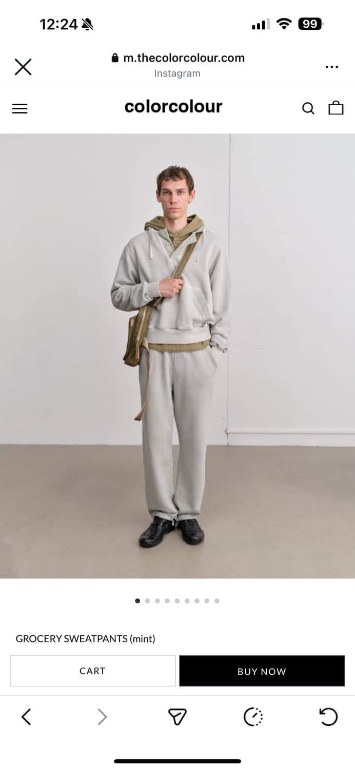 컬러컬러 GROCERY SWEATPANTS (mint) 상품이미지1