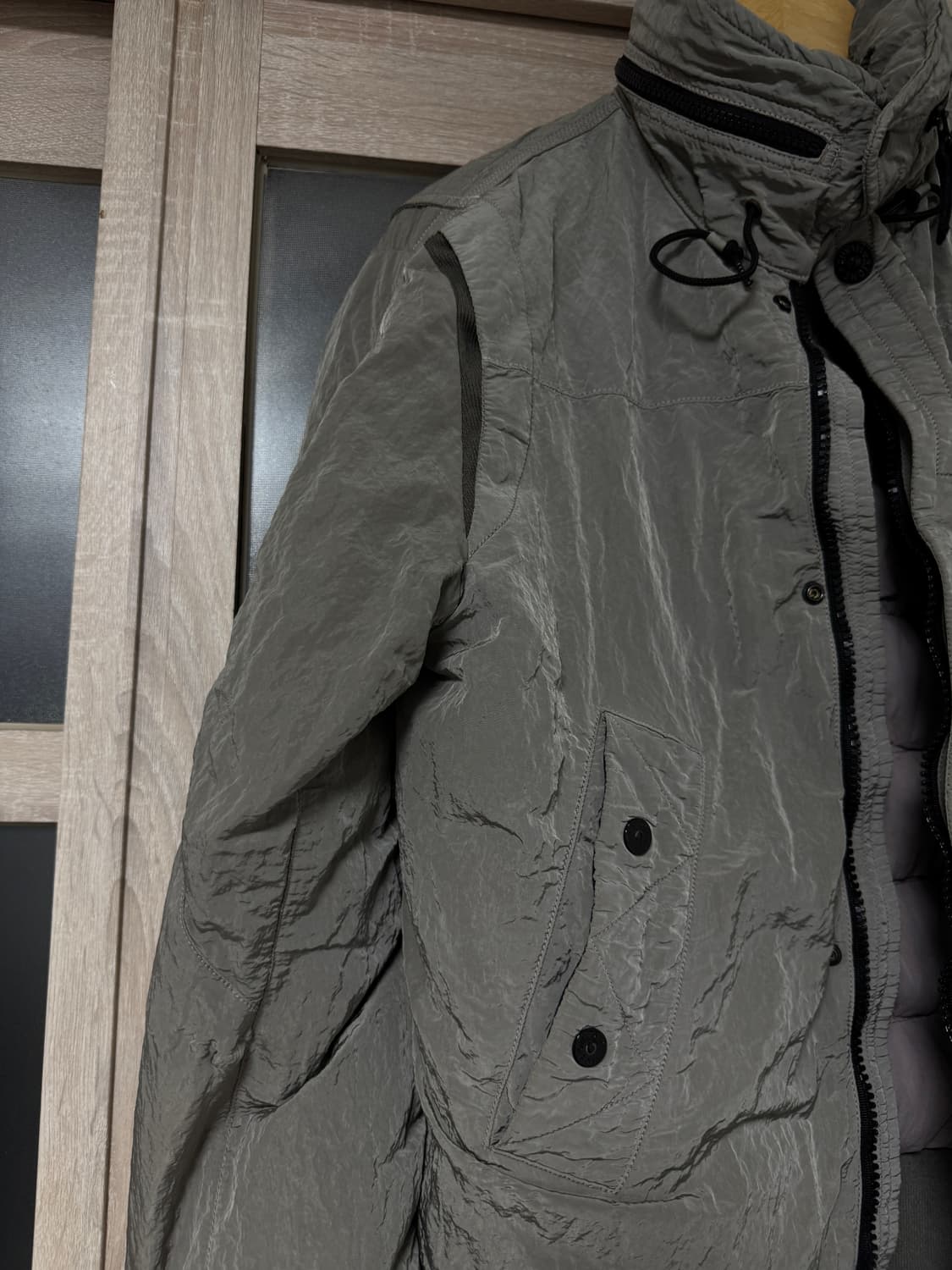 (m) 스톤아일랜드 나일론 다운 패딩 nylon sheen 상품이미지9