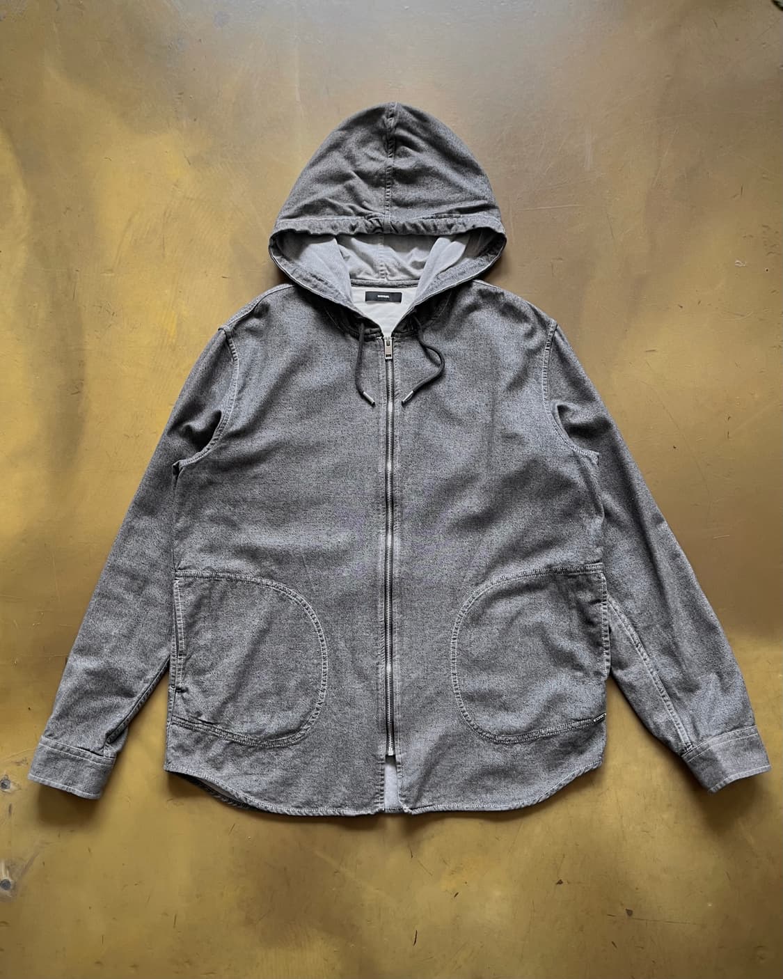 DIESEL Over-Sized Gray Work Hood Jacket 상품이미지3