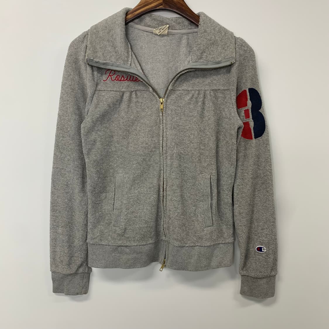 챔피온 usa 그레이 플리스 트랙탑 상품이미지2