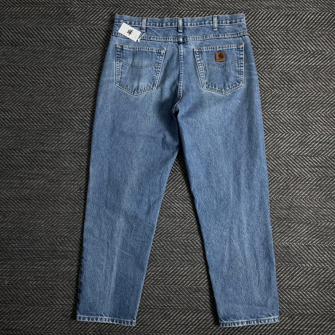 칼하트 USA 가죽패치 로고 데님 팬츠y 2859 상품이미지4