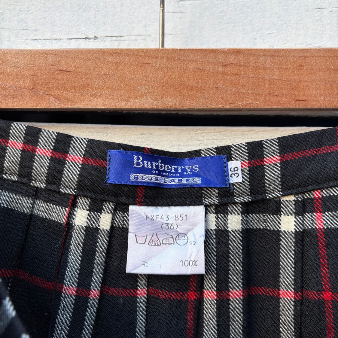 Burberry 버버리 체크 스커트 상품이미지4