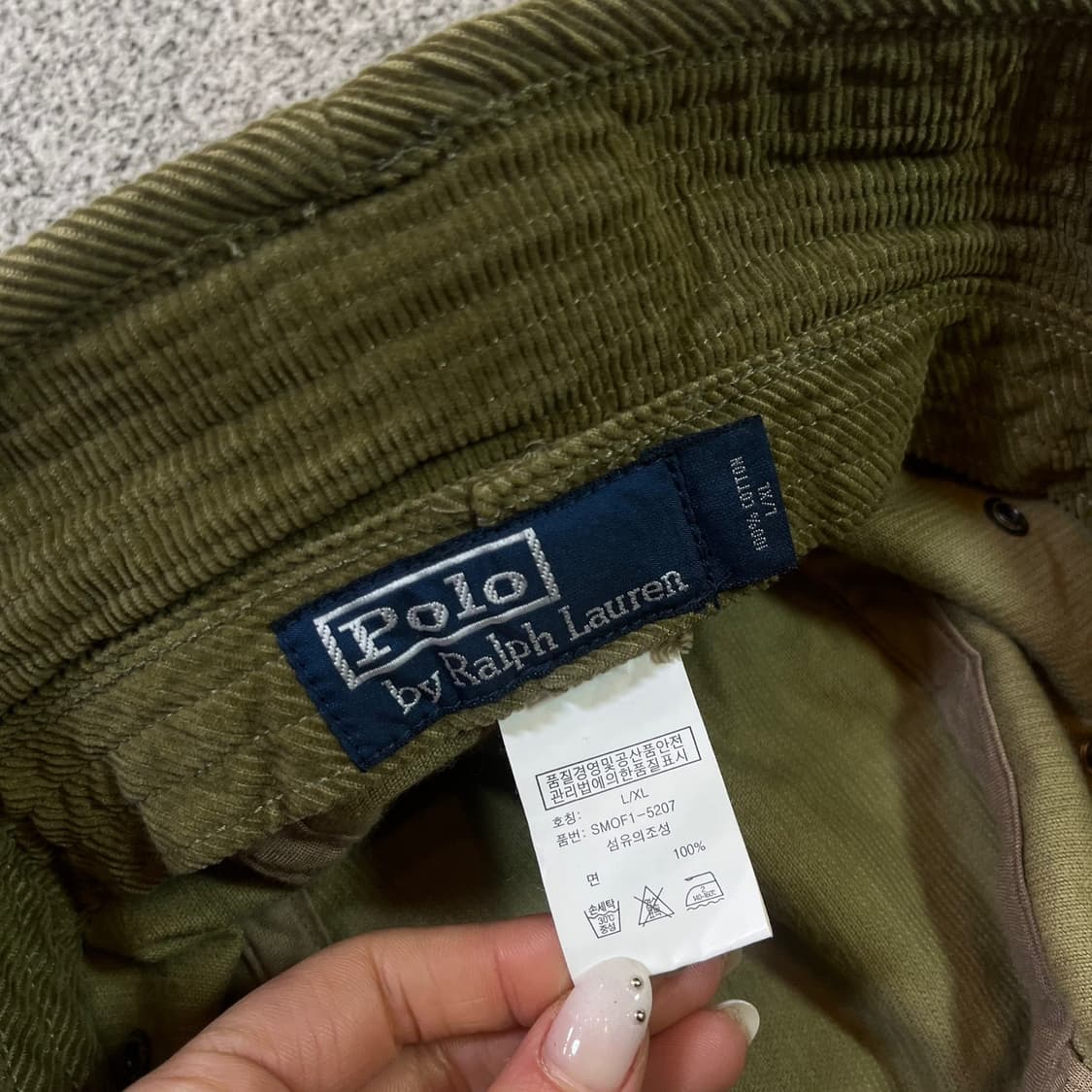 폴로 랄프로렌 코듀로이 버킷햇 상품이미지6