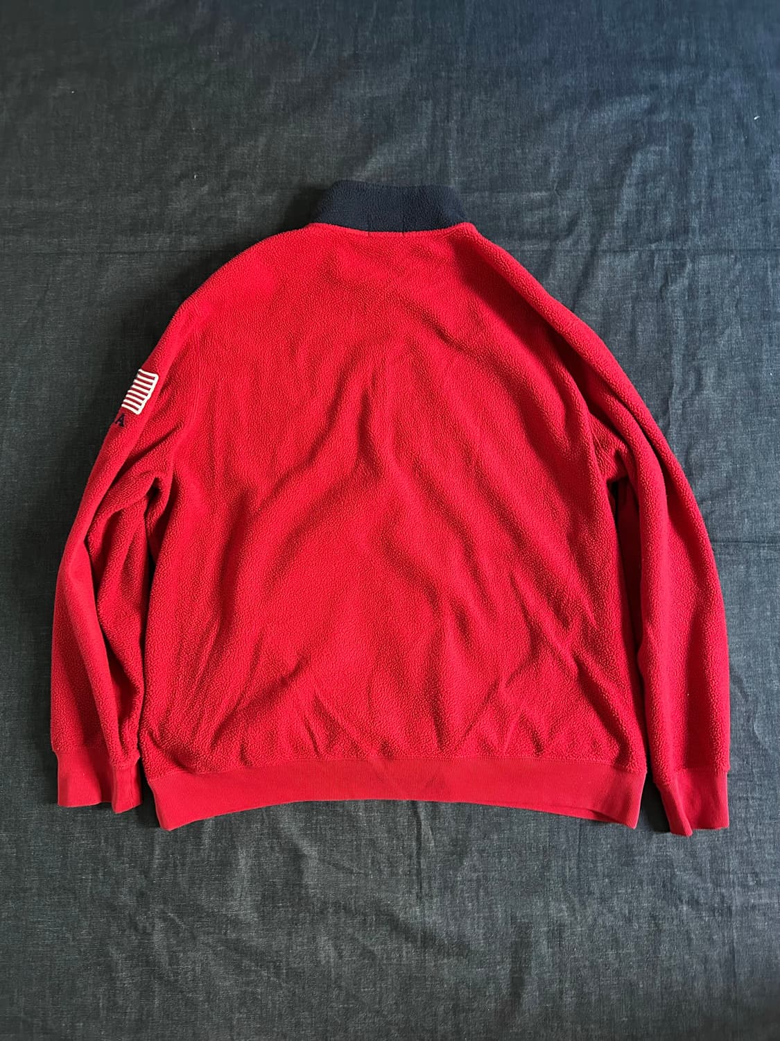 폴로랄프로렌 스펠 아웃 아치 로고 쿼터집 풀오버 플리스 상품이미지10