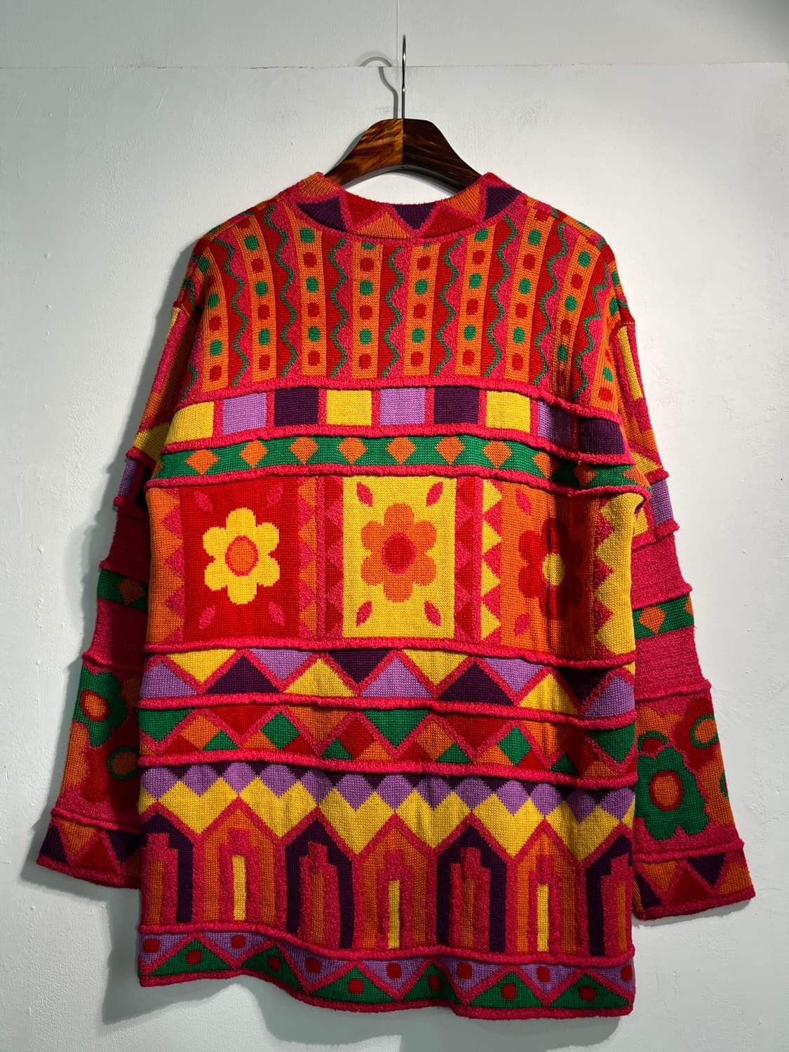 Vintage flower knit 울 혼방 상품이미지2