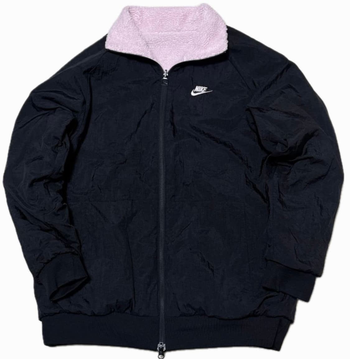 나이키 블랙핑크 핑검 리버시블 투웨이 후리스 뽀글이 상품이미지6