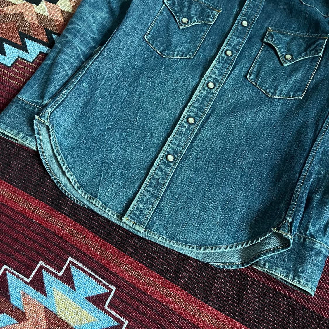 켈트앤코브라 데님 웨스턴 셔츠 CELT&COBRA 상품이미지4