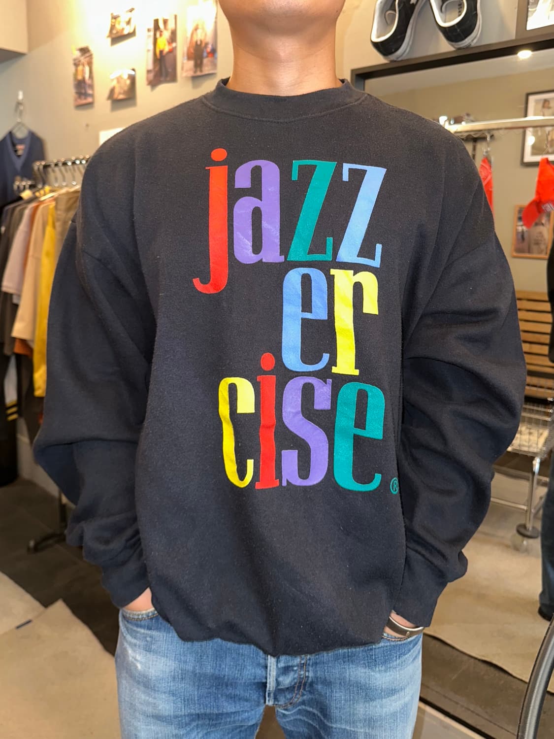90’s Tultex Jazzercise sponsor sweatshir 상품이미지3