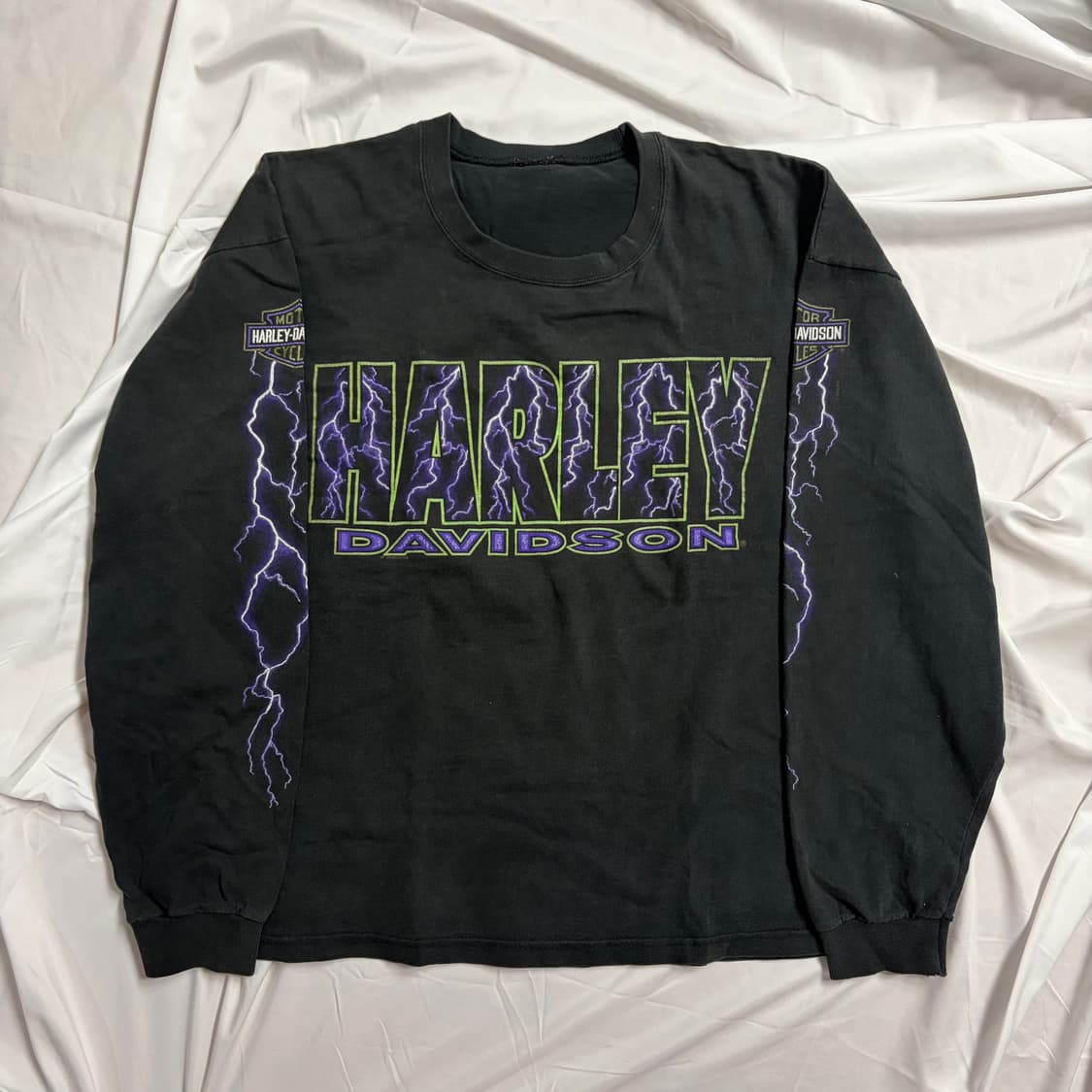 [XL] 1995 할리데이비슨 라이트닝 썬더 롱슬리브 상품이미지1