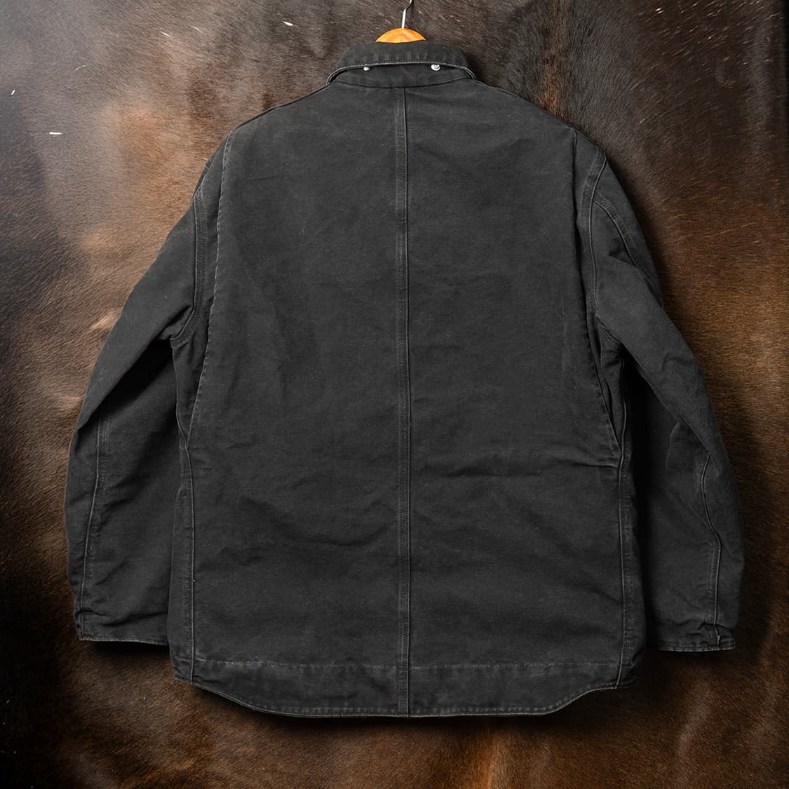 [L] 칼하트 C61 샌드스톤 쉐르파 라이닝 릿지코트 블랙 MO-2512 상품이미지6