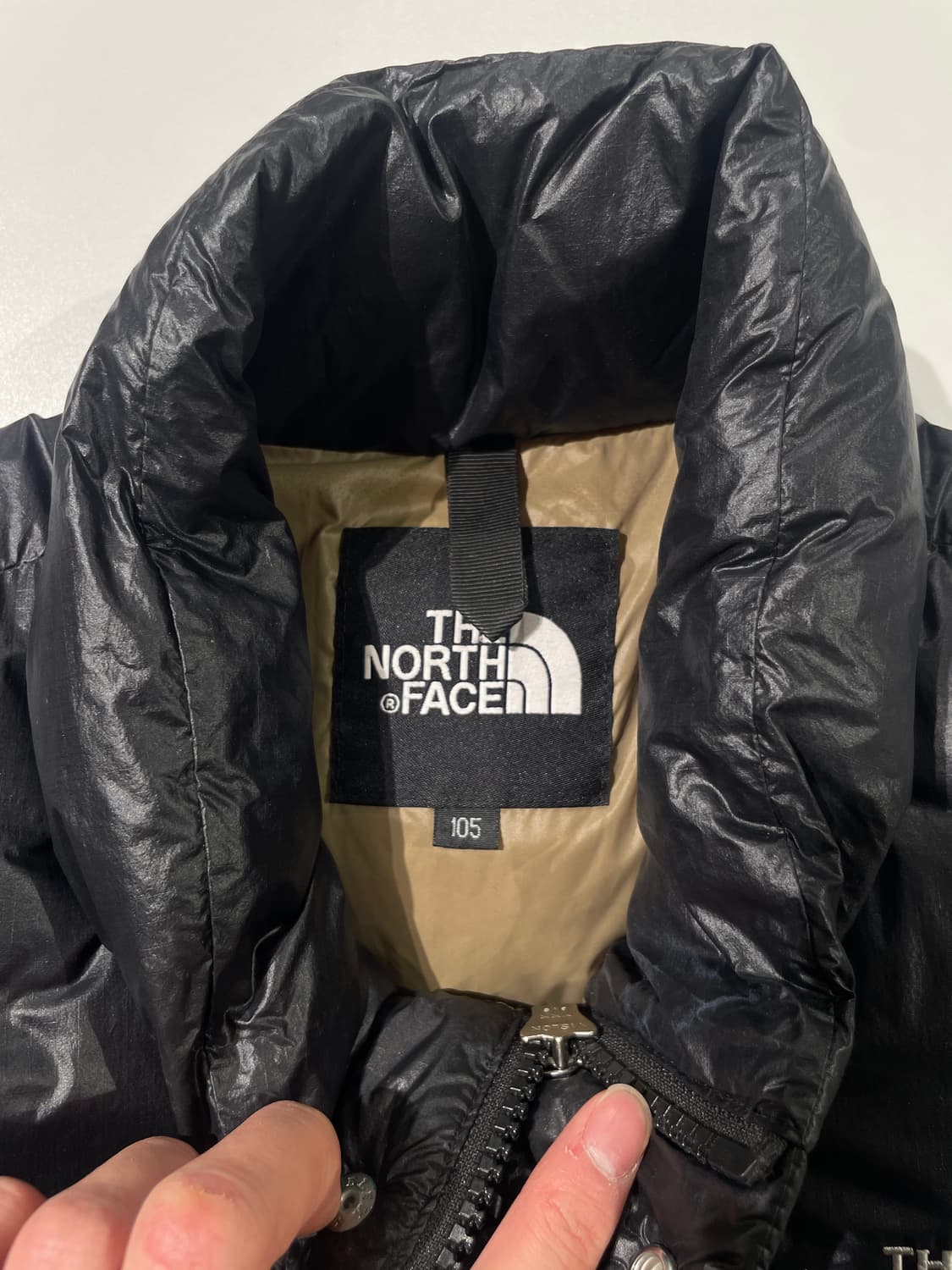 노스페이스 블랙 눕시 700 덕 다운 패딩 베스트 상품이미지7