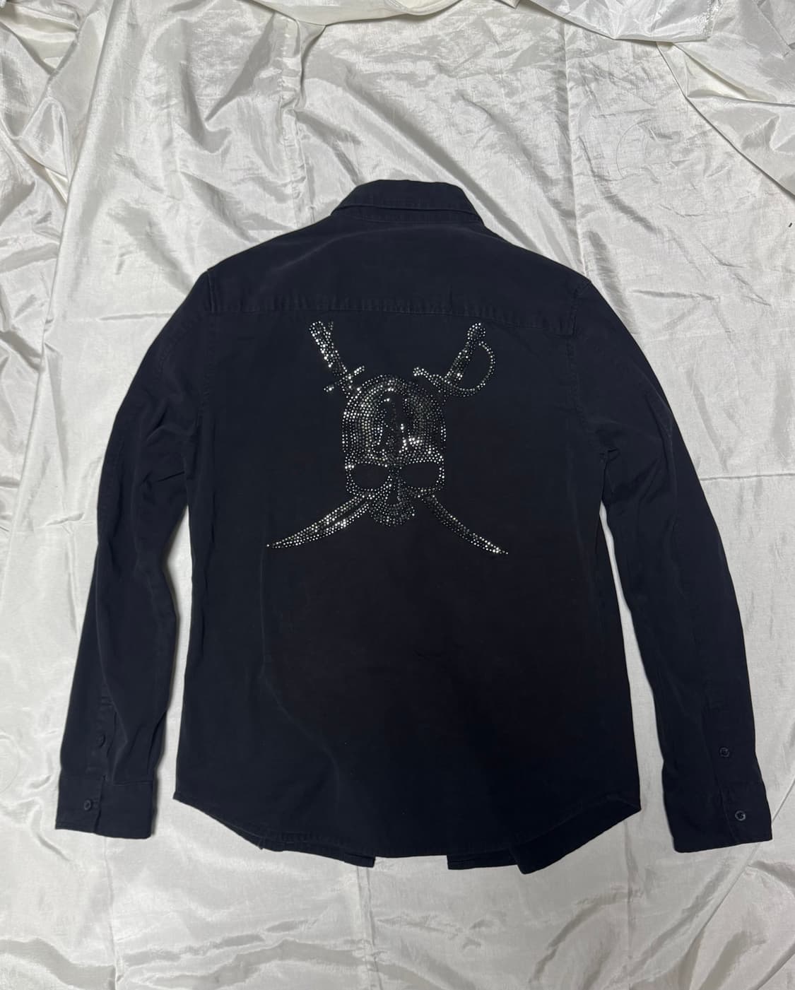 00s Mod Back Skull Printed Design Shirt 상품이미지1