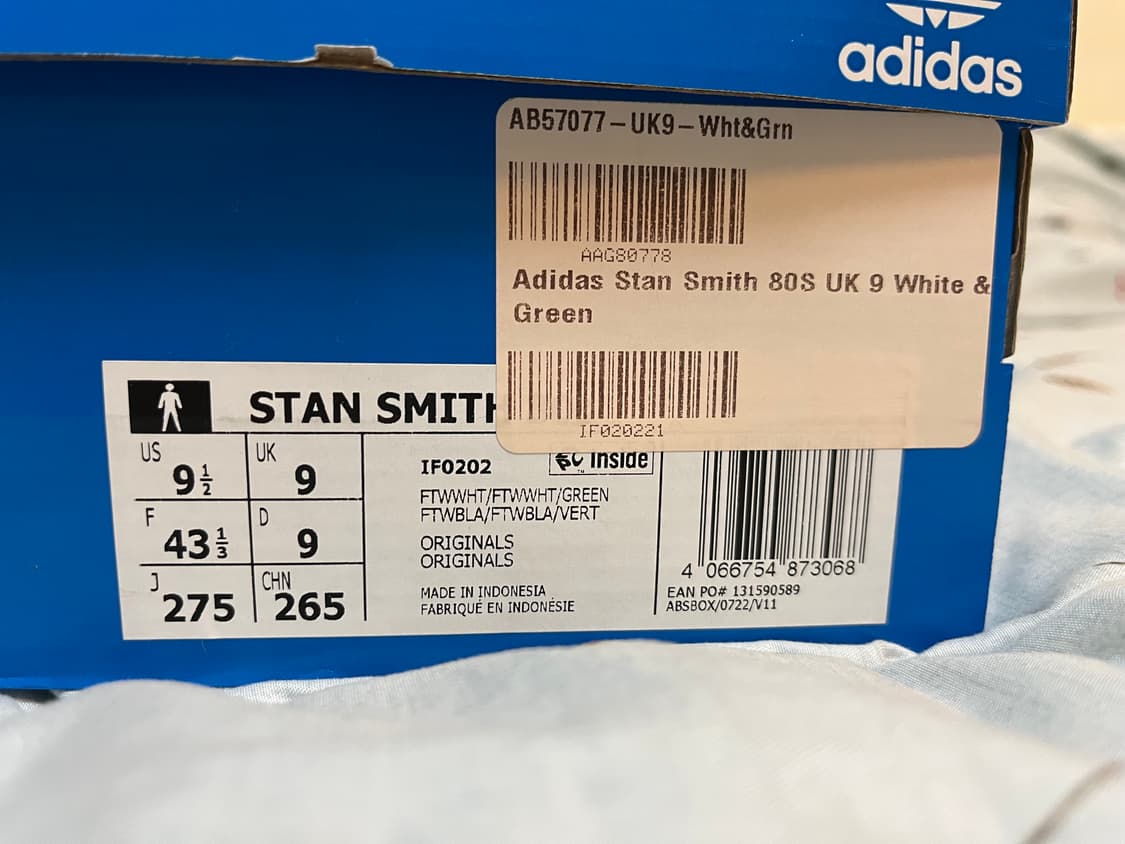 아디다스 스탠스미스 80s 클라우드 화이트 그린 275 상품이미지7