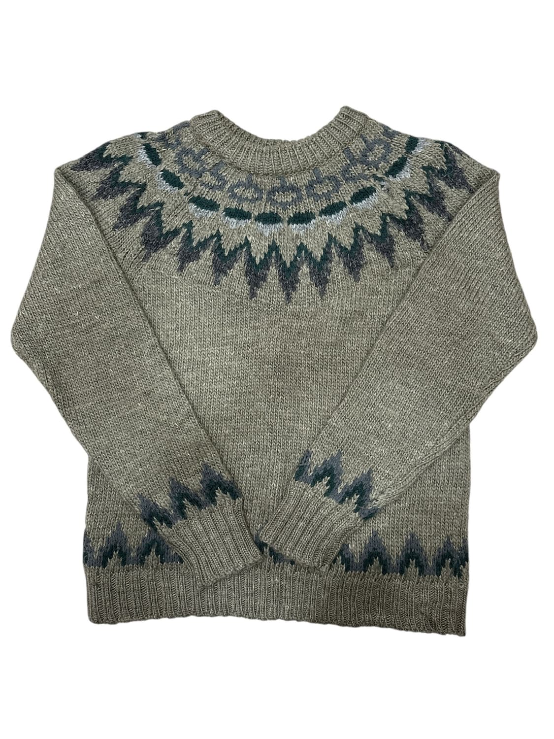 빈티지 노르딕 패턴 니트 상품이미지2