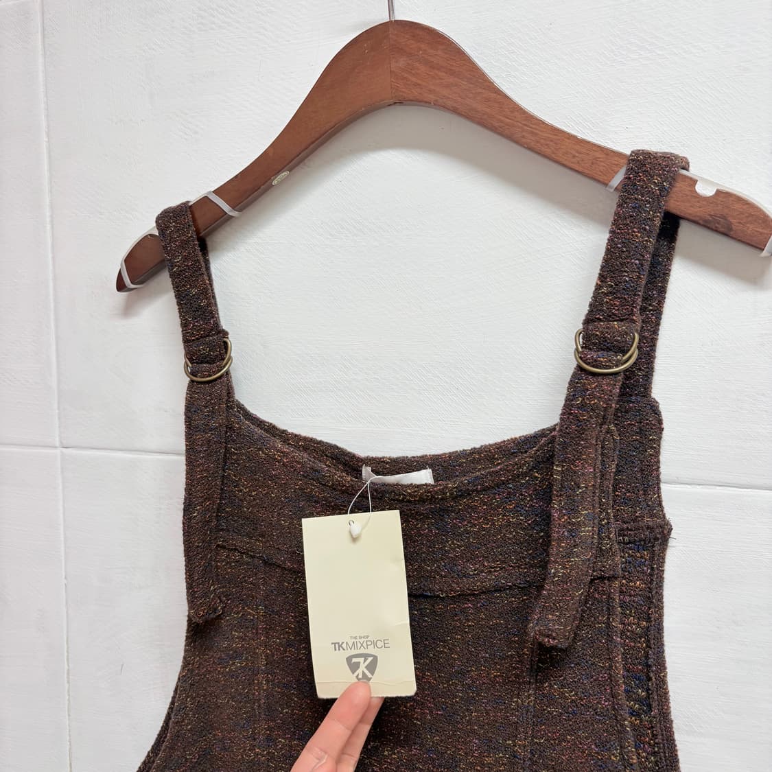 THE SHOP TK 버클 멜빵 오버롤 원피스 (새상품) 상품이미지2