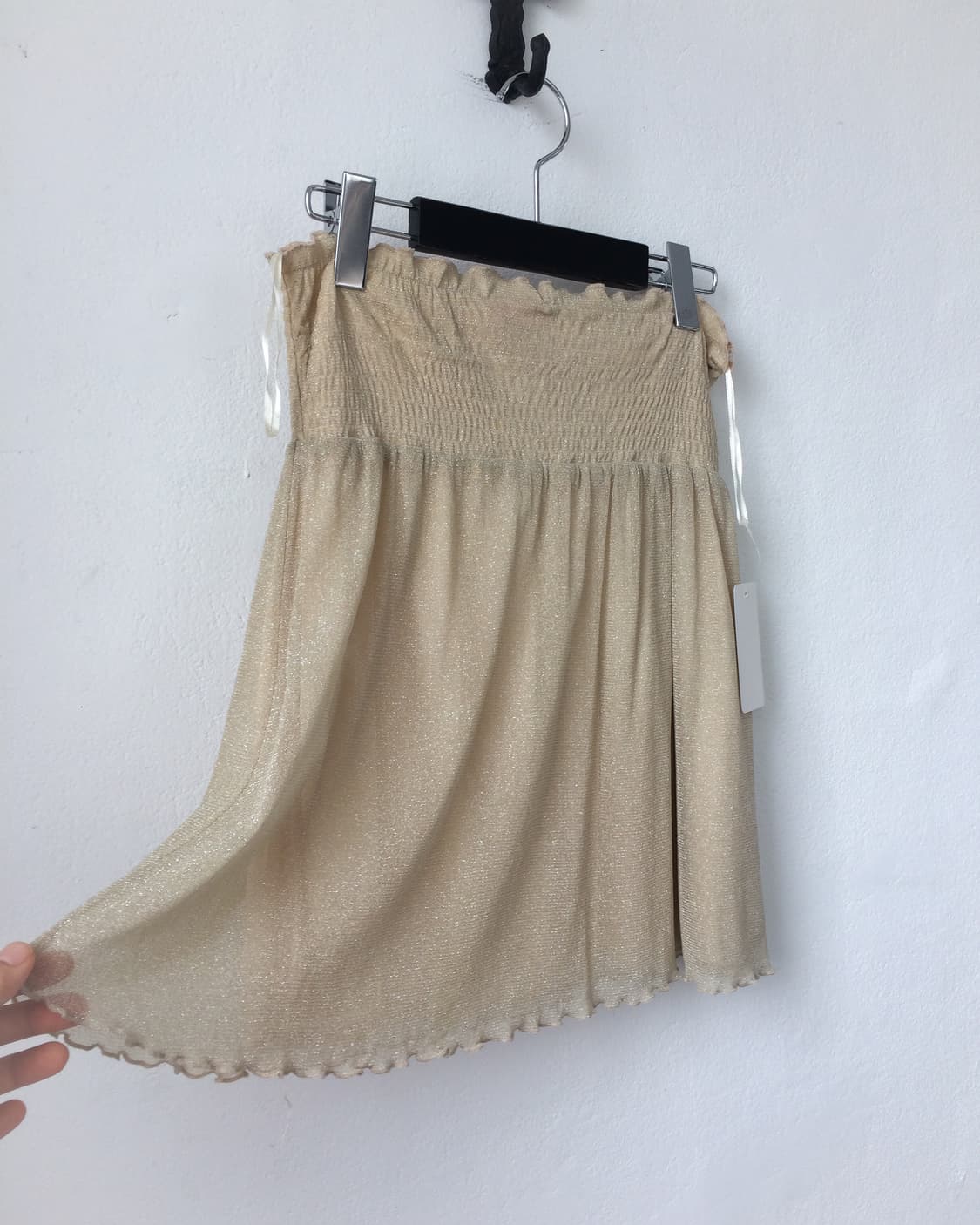 Glitter lace mini skirt 상품이미지2