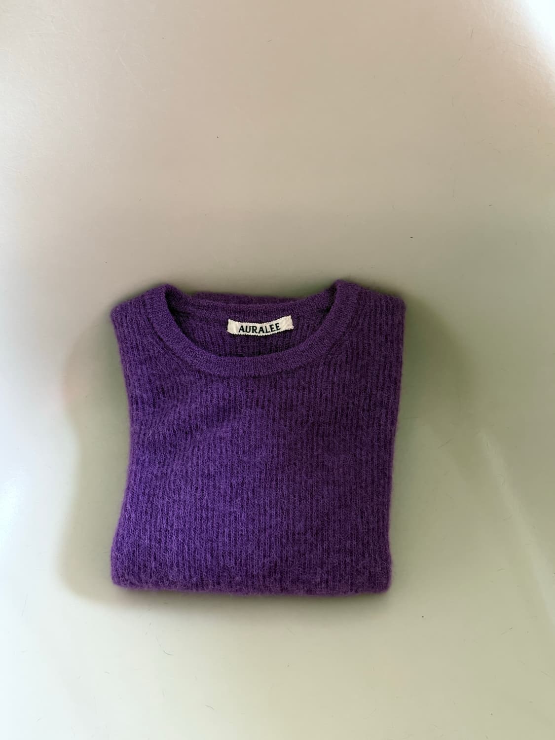 오라리 알파카 크롭 니트 1사이즈 상품이미지4