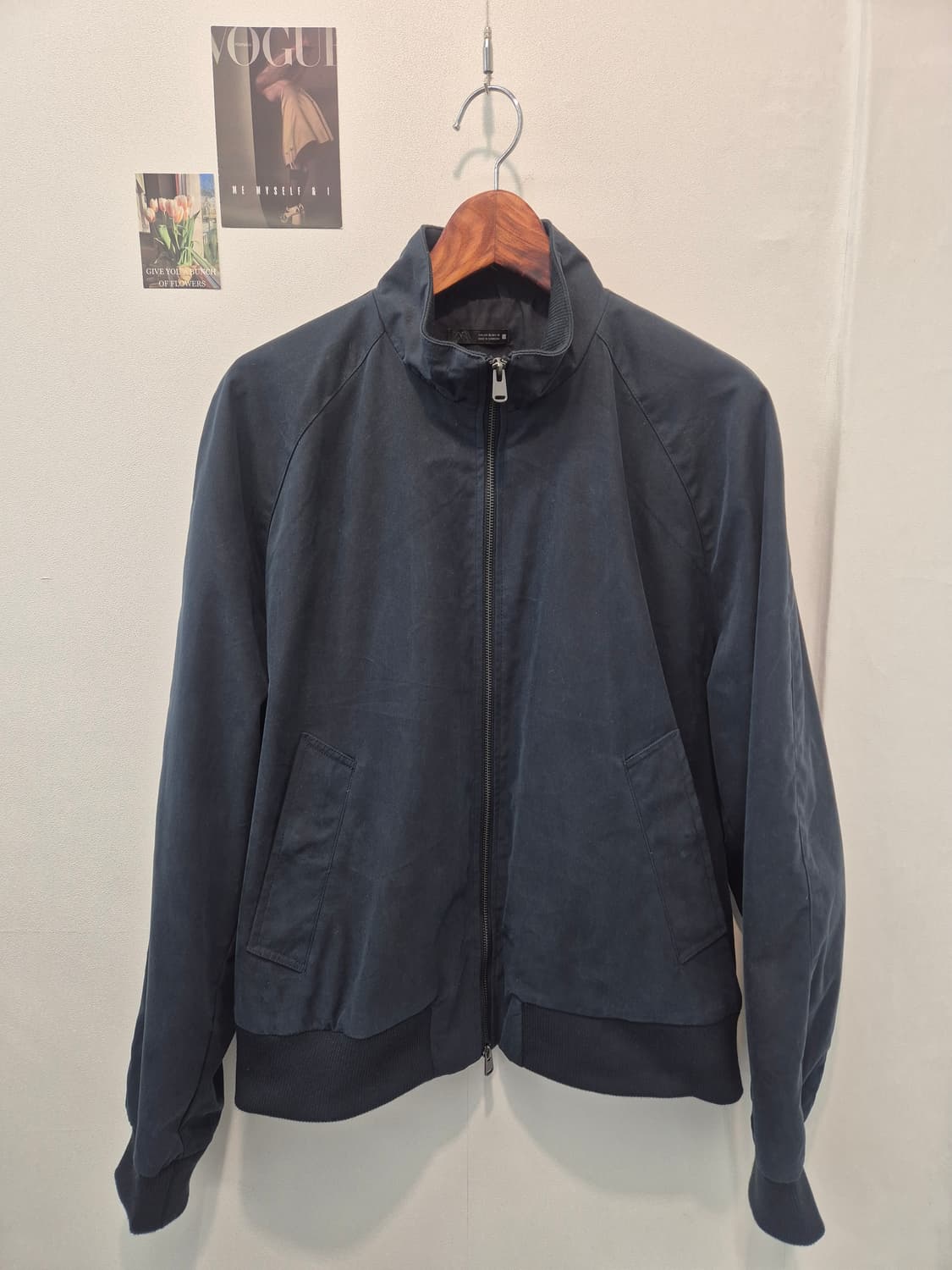ZARA 네이비  블루종 스타일 자켓 XL
사이즈  상품이미지1