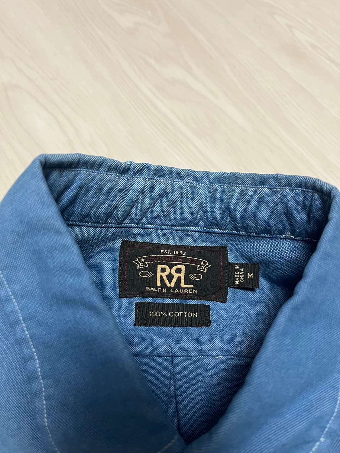 RRL 더블알엘 버튼다운 셔츠 M 상품이미지2