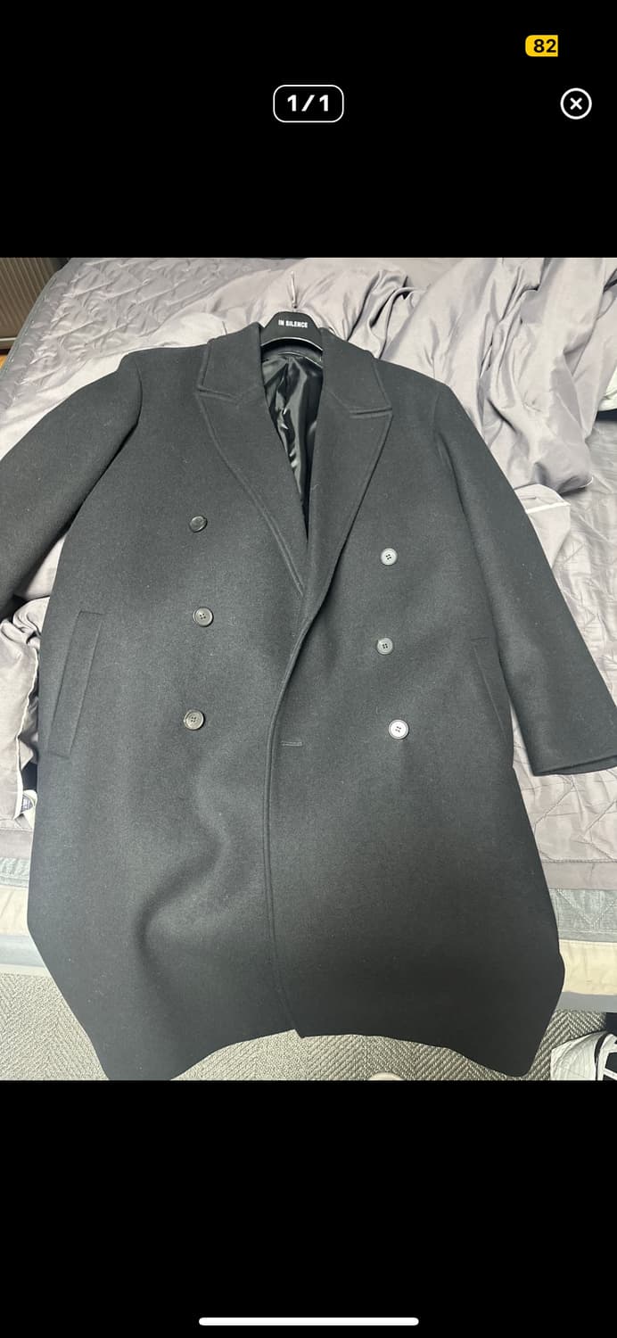 쿠어 mrt 더블 롱코트 S 판매 상품이미지2