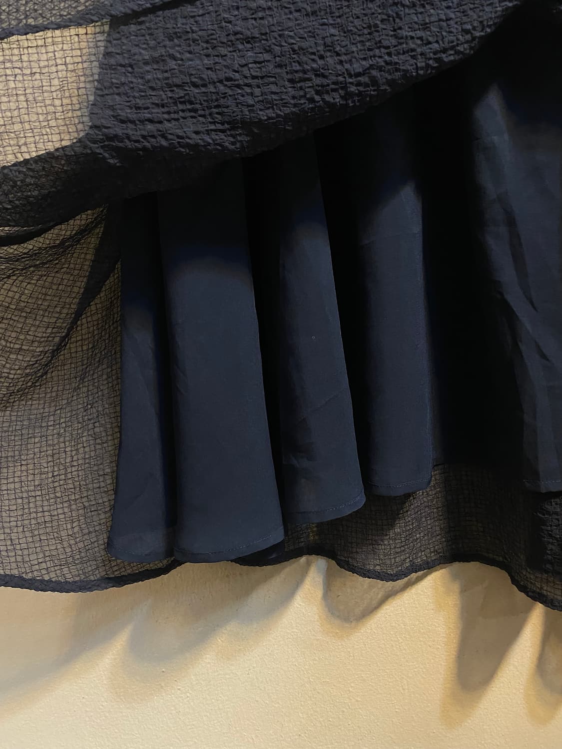 메종 키츠네 쉬폰 플레어 스커트 상품이미지5