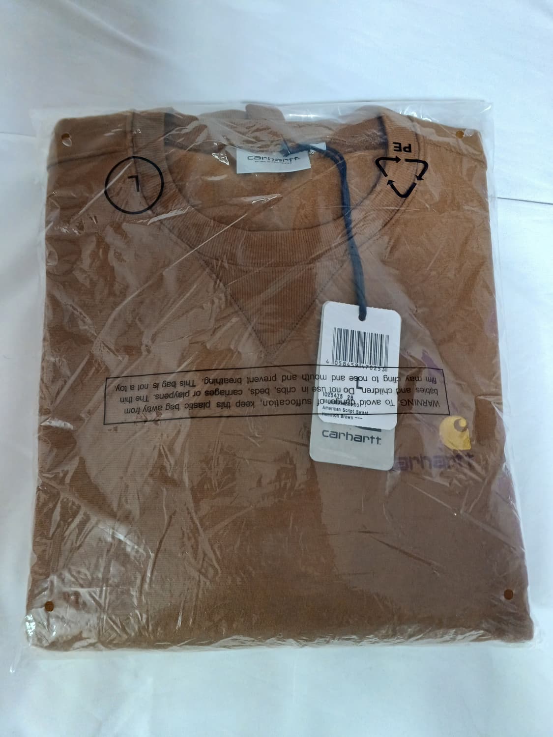 (새상품)(L)칼하트WIP 아메리칸 스크립트 스웨트셔츠 상품이미지2