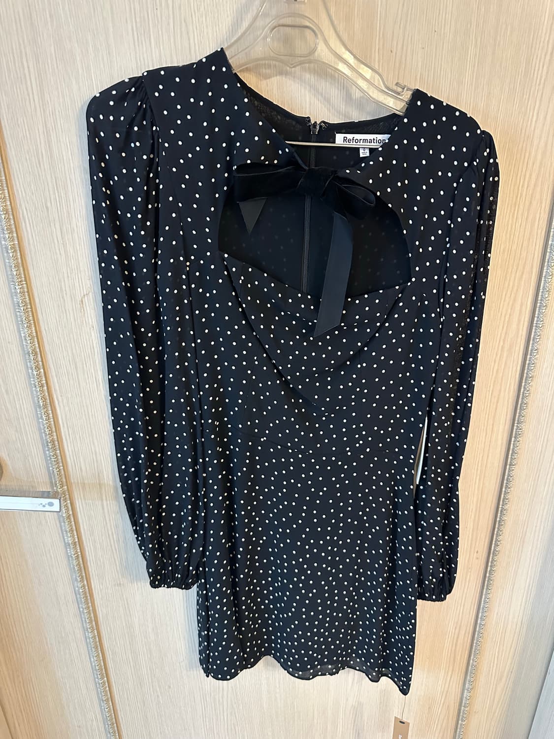 새상품 리포메이션 마티아 코튼 니트 미니 스커트입니다. XS 사이즈이며, 상품이미지6