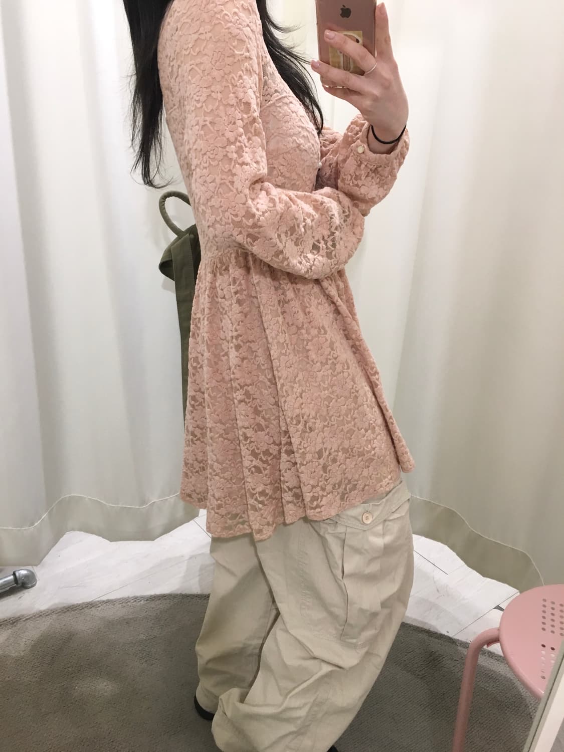 Romantic Lace Babydoll Mini Dress 상품이미지4