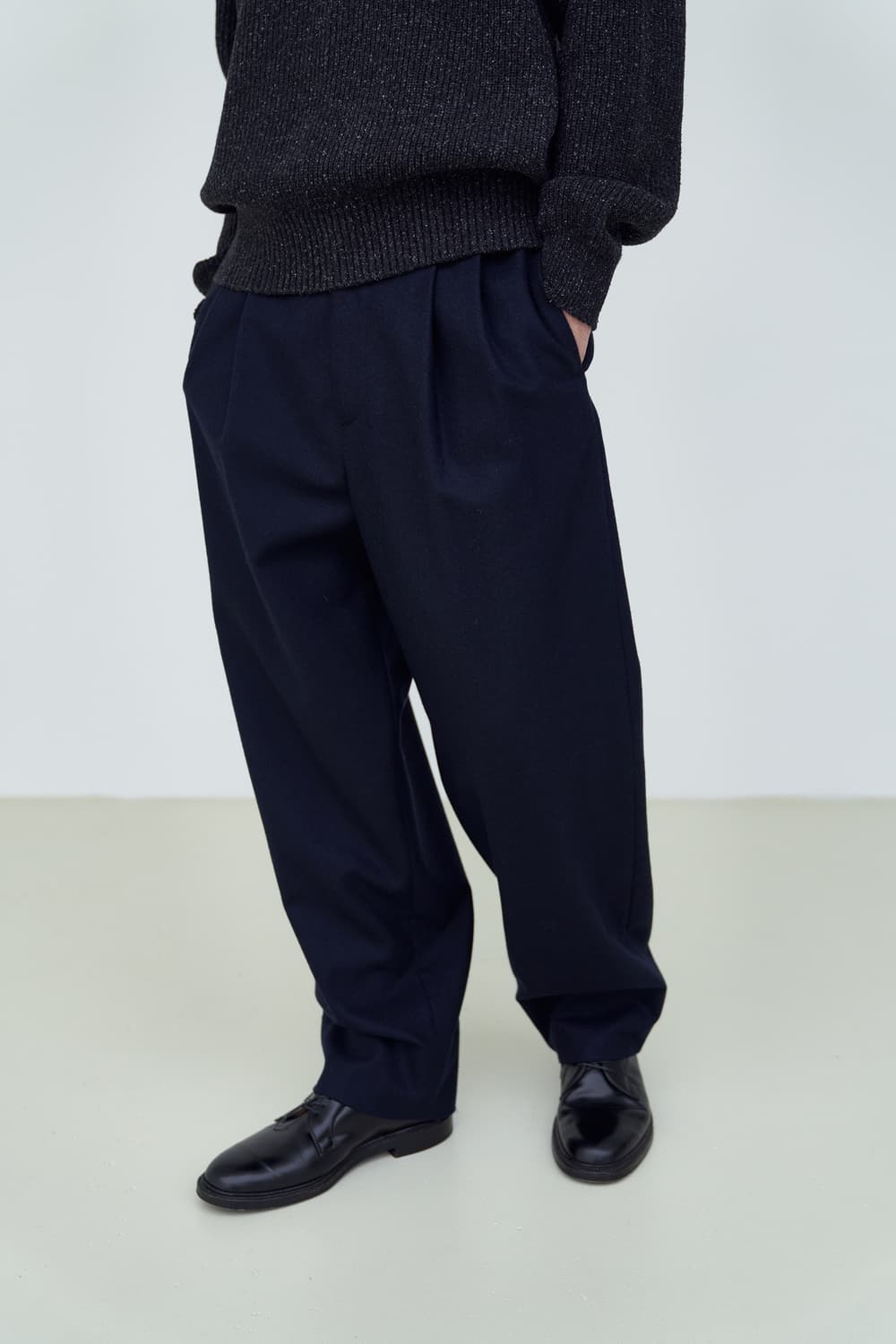 [새상품] 포터리 플란넬 울 와이드 팬츠 (30사이즈) 상품이미지2