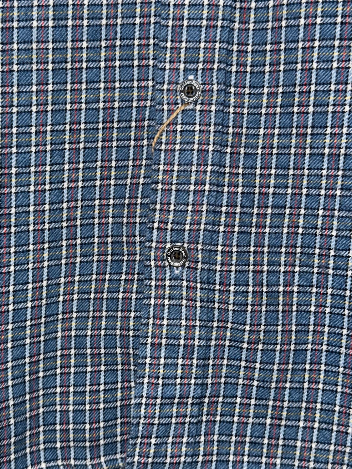 Golden bear 골든베어 블루 체크 셔츠 상품이미지7