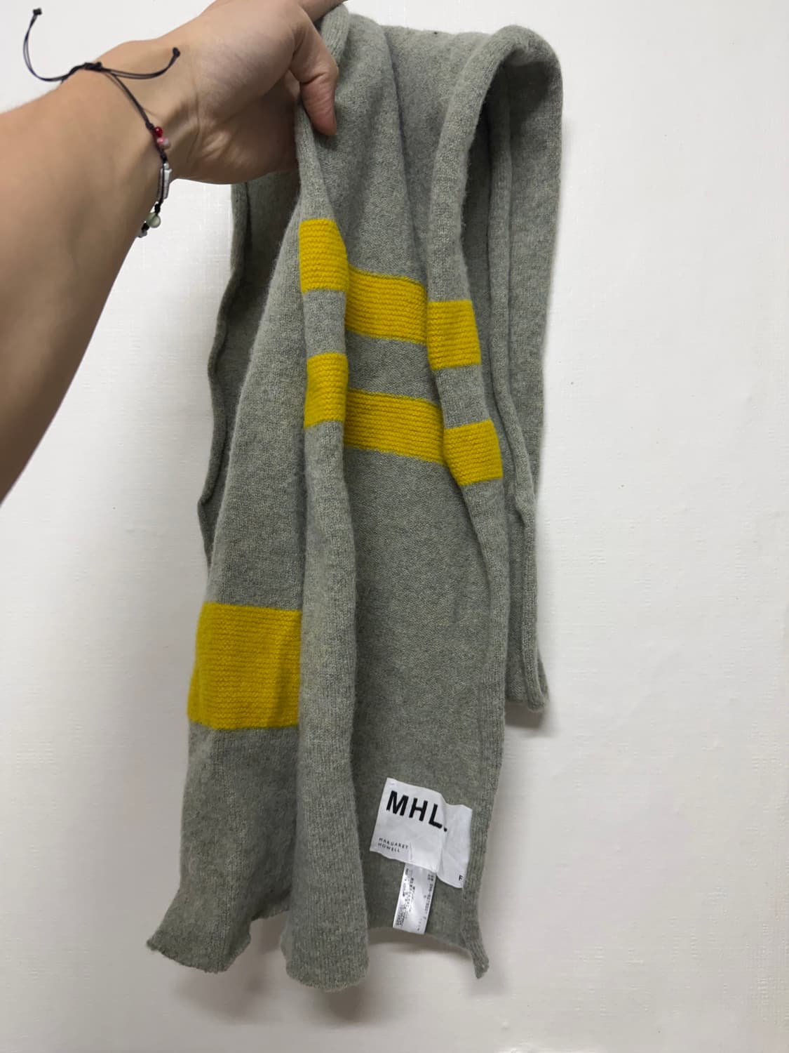 MHL 그레이 울 머플러 상품이미지2